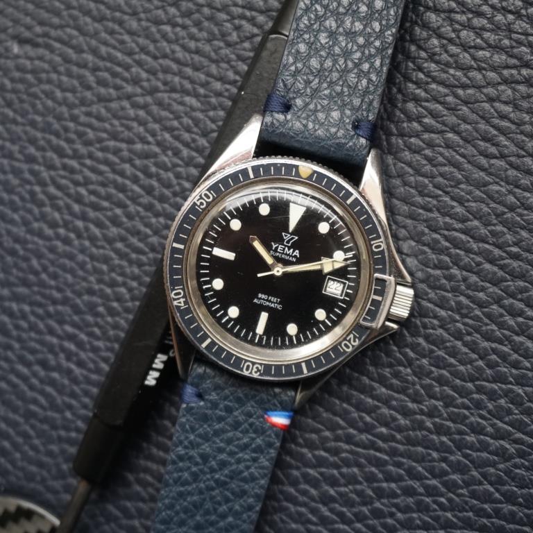 yema 530016 et bracelet cuir 19mm