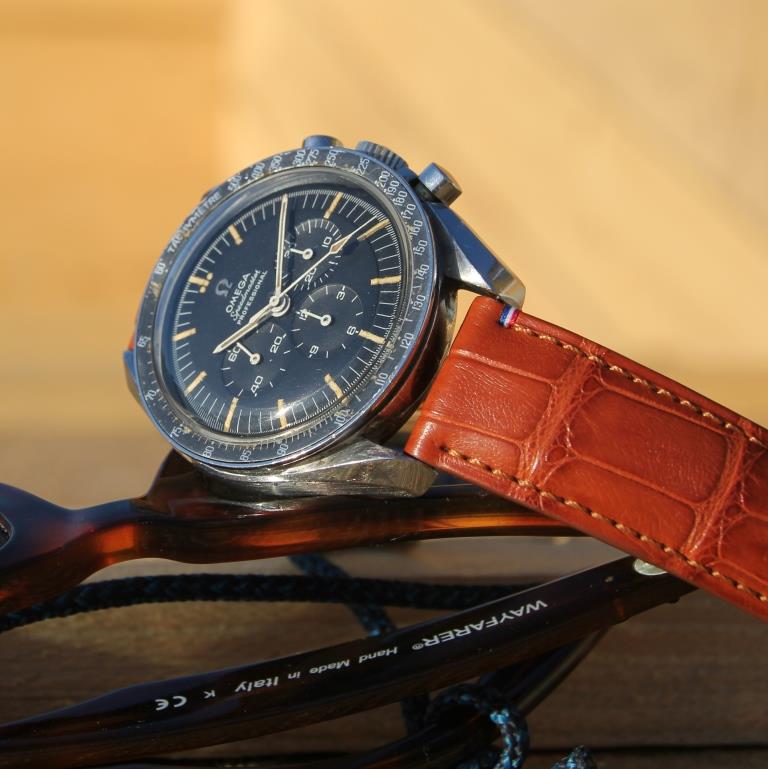 bracelet speedmaster alligator